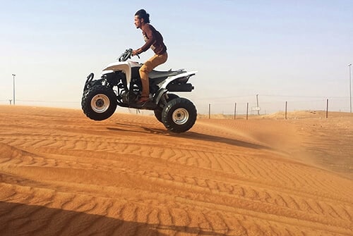 Quad bike desert safari Dubai